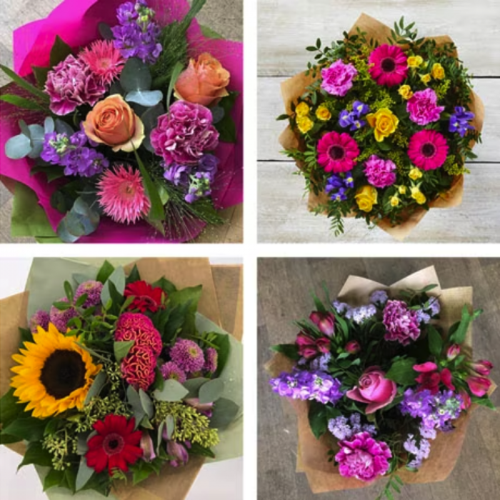 ‘The Flower Shop Helensburgh - Summer Lily Free-Tied Bouquet’